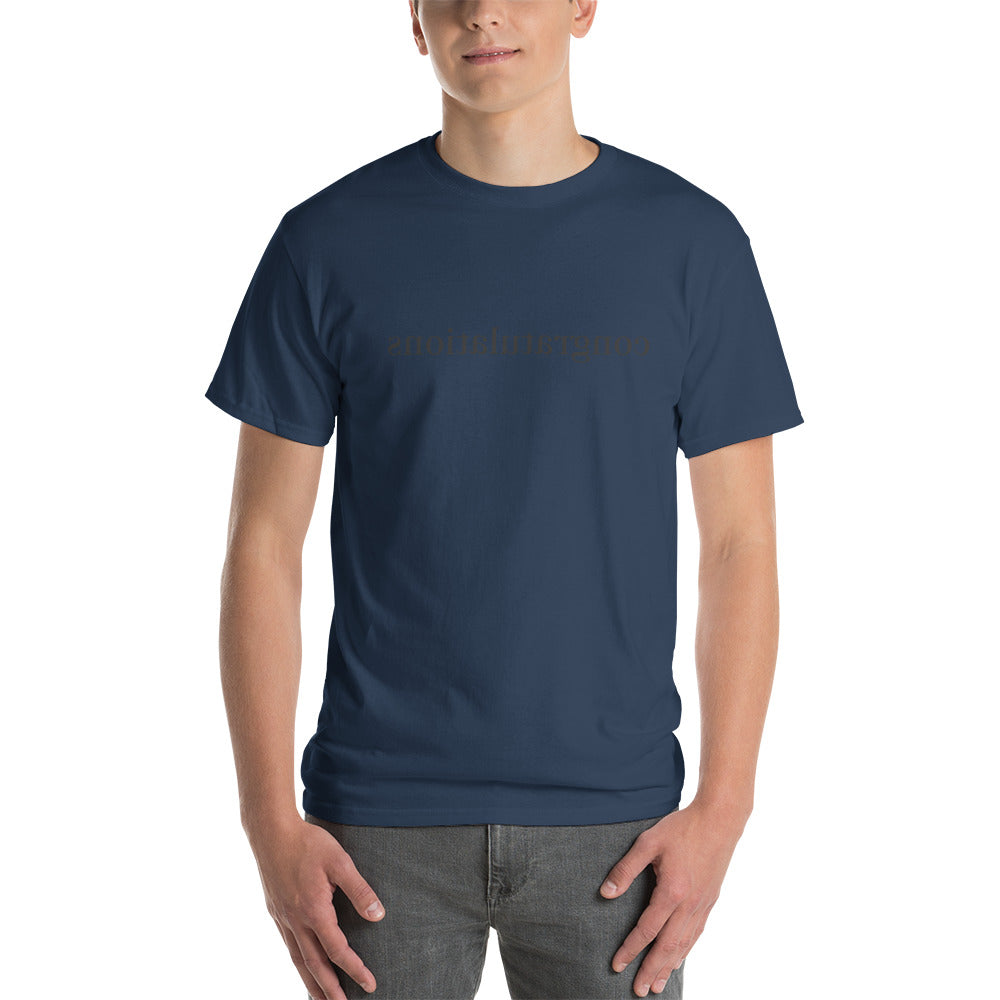 Short Sleeve T-Shirt - Congratulations - Mirror