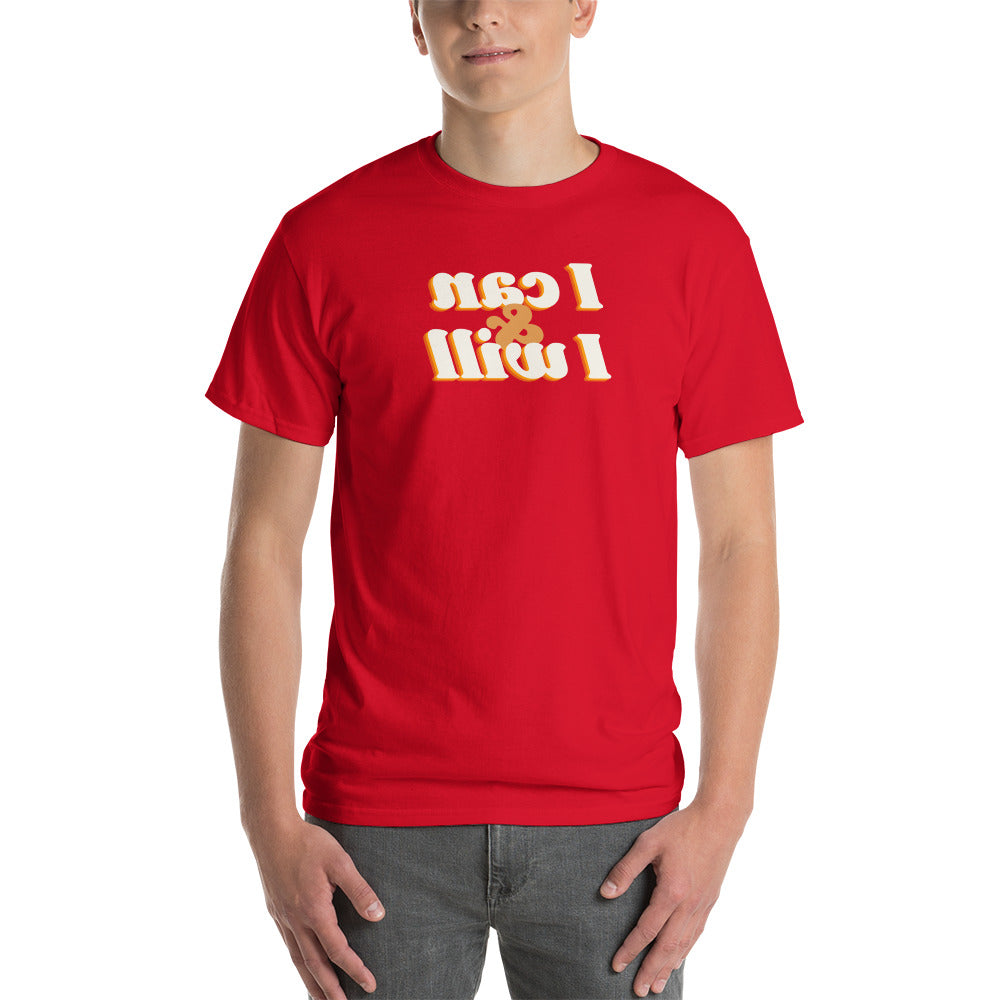 Short Sleeve T-Shirt - I can & I will - Mirror