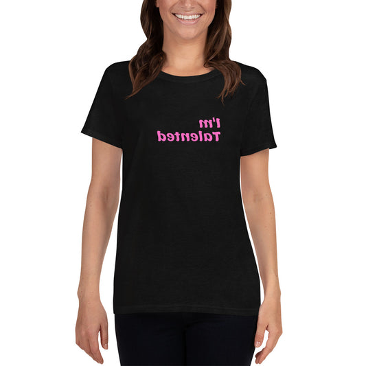 Women's short sleeve t-shirt - I'm Talented - Mirror