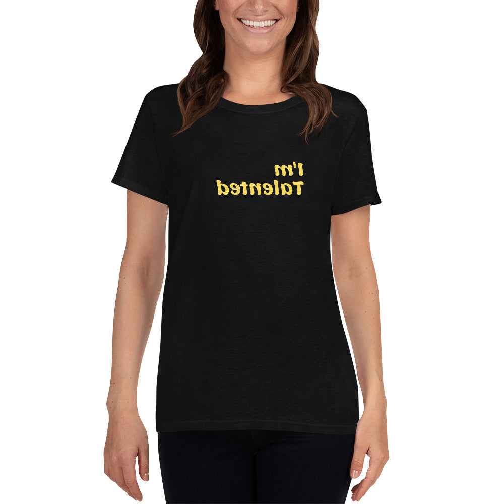 Women's short sleeve t-shirt - I'm Talented - Mirror