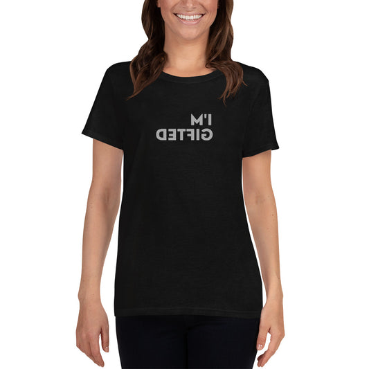 Women's short sleeve t-shirt - I'm Gifted - Mirror