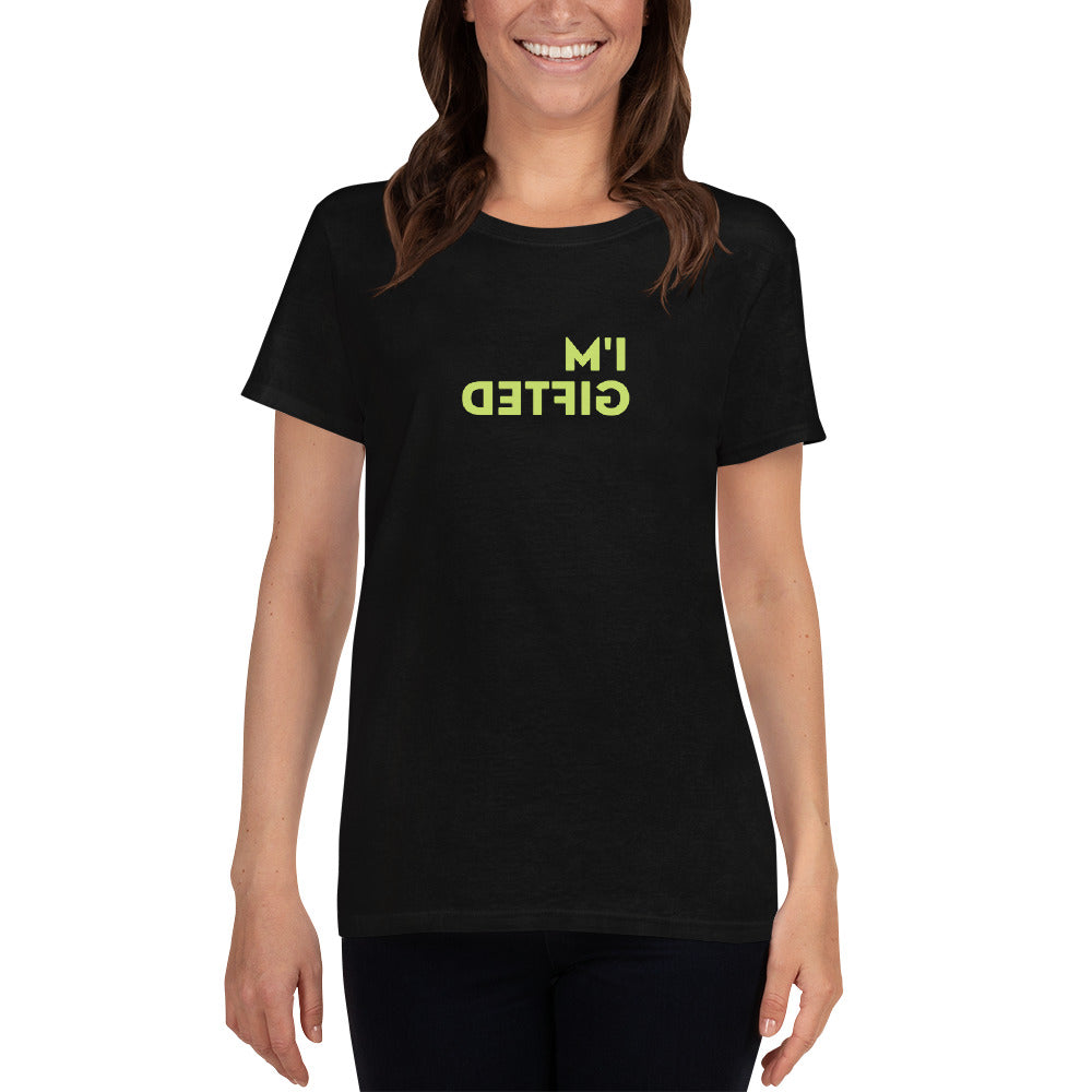 Women's short sleeve t-shirt - I'm Gifted - Mirror