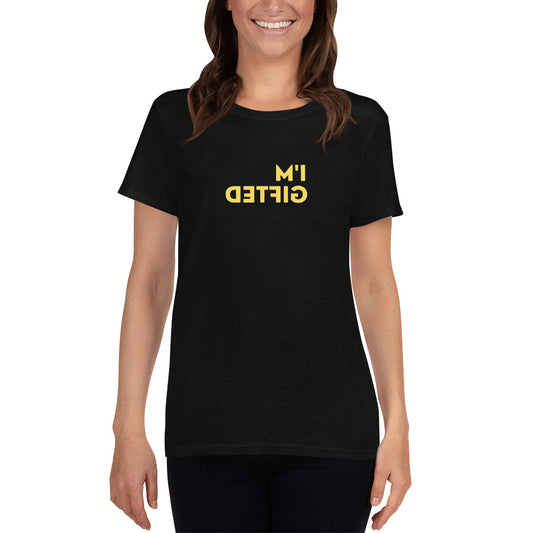 Women's short sleeve t-shirt - I'm Gifted - Mirror