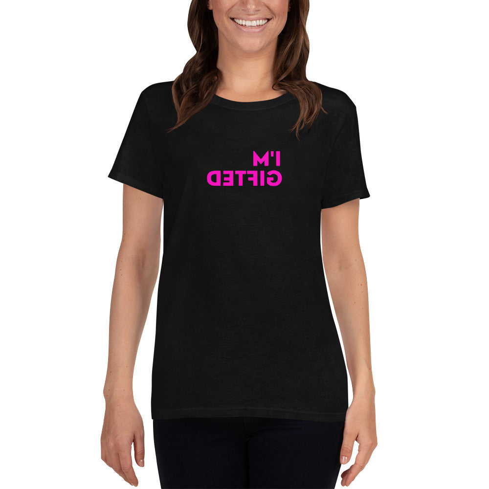 Women's short sleeve t-shirt - I'm Gifted - Mirror