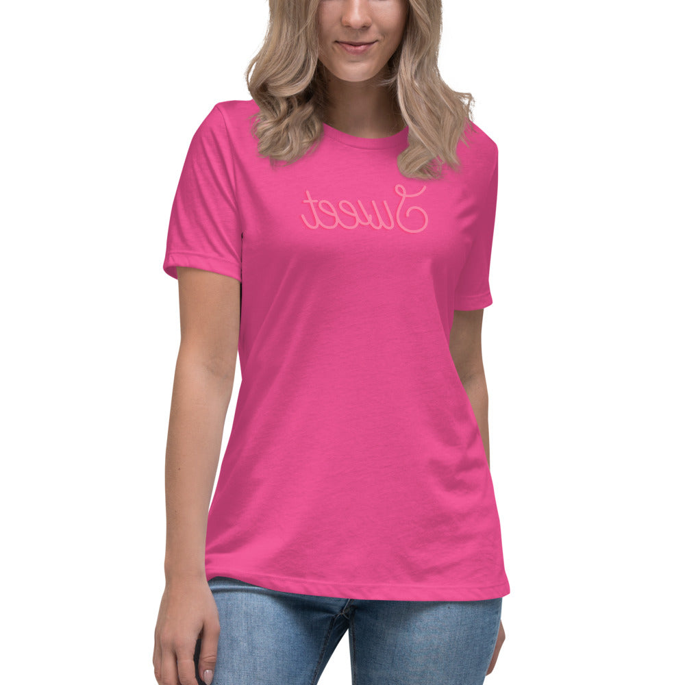 Women's Relaxed T-Shirt - Sweet - Mirror