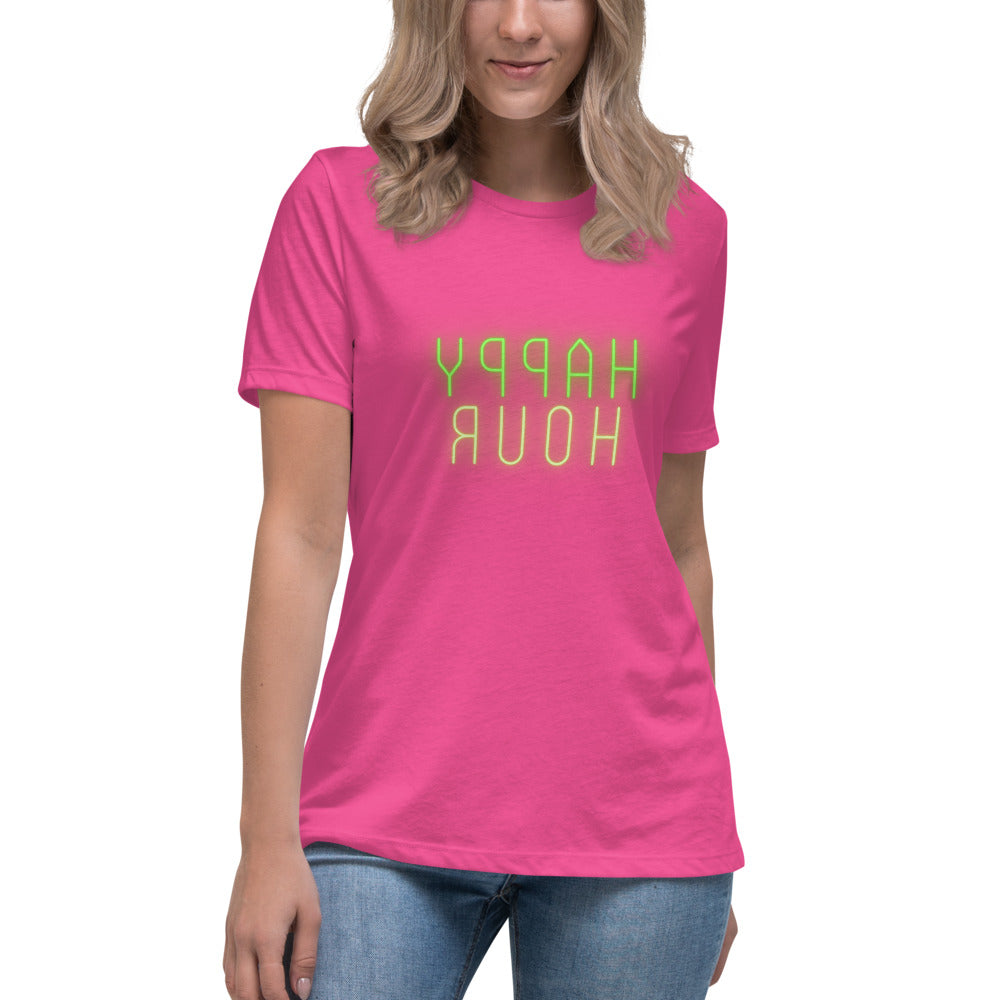 Women's Relaxed T-Shirt - Happy Hour - Mirror