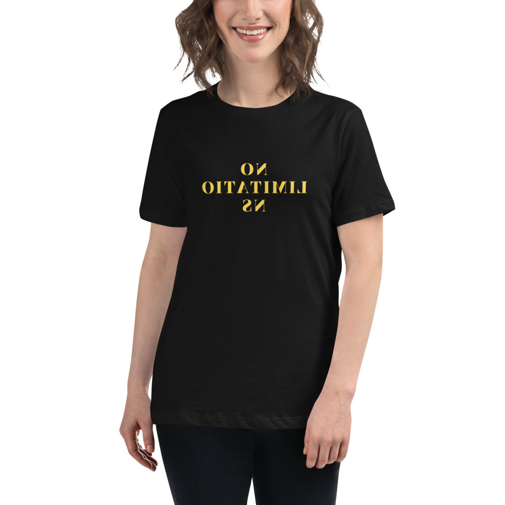 Women's Relaxed T-Shirt - No Limitations - Mirror