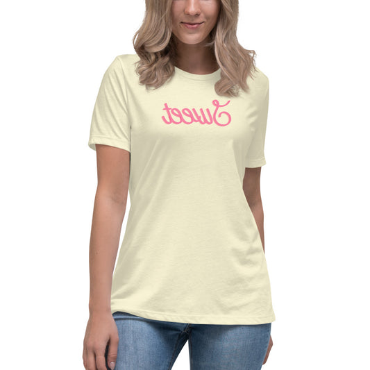 Women's Relaxed T-Shirt - Sweet - Mirror