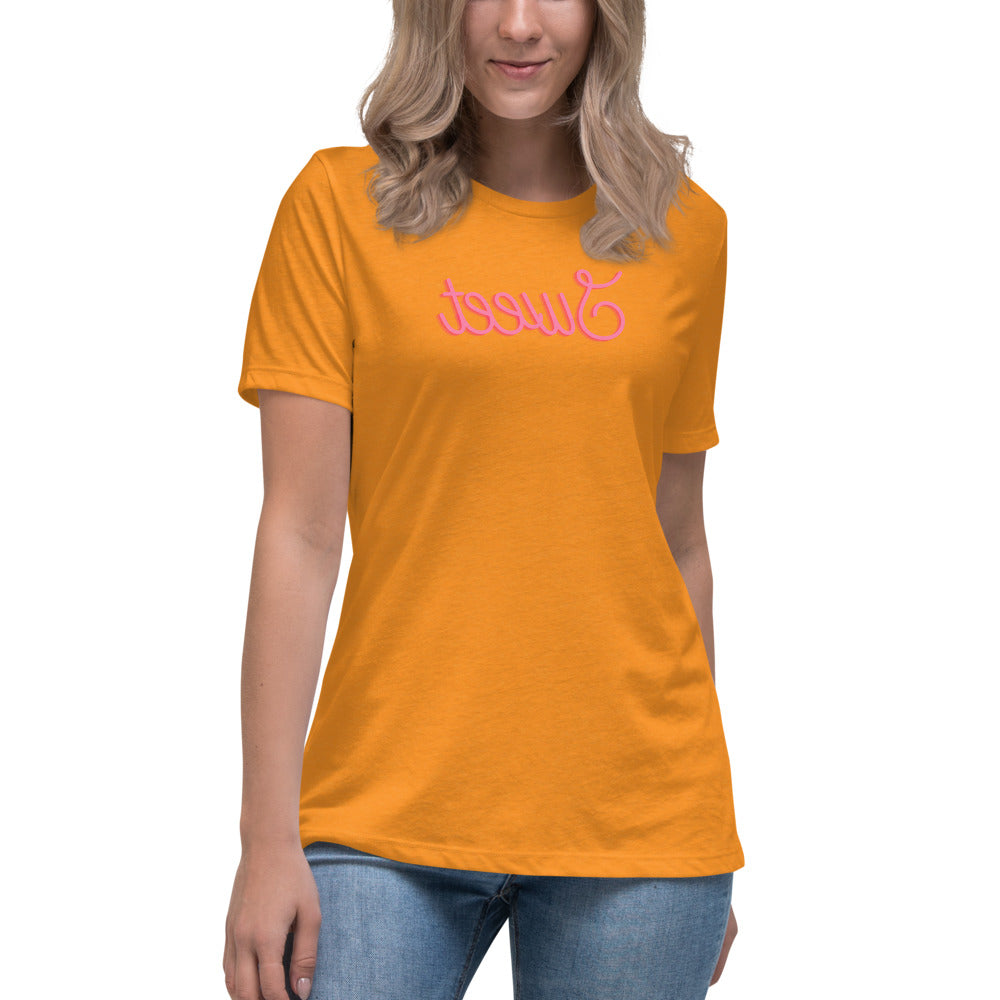 Women's Relaxed T-Shirt - Sweet - Mirror