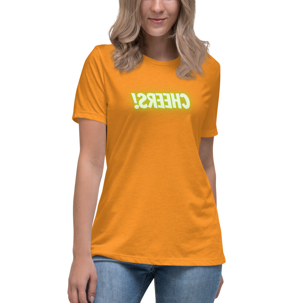 Women's Relaxed T-Shirt - Cheers - Mirror