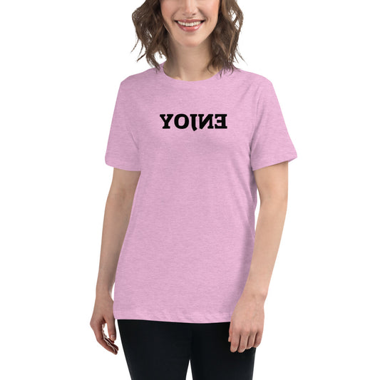 Women's Relaxed T-Shirt - Enjoy - Mirror