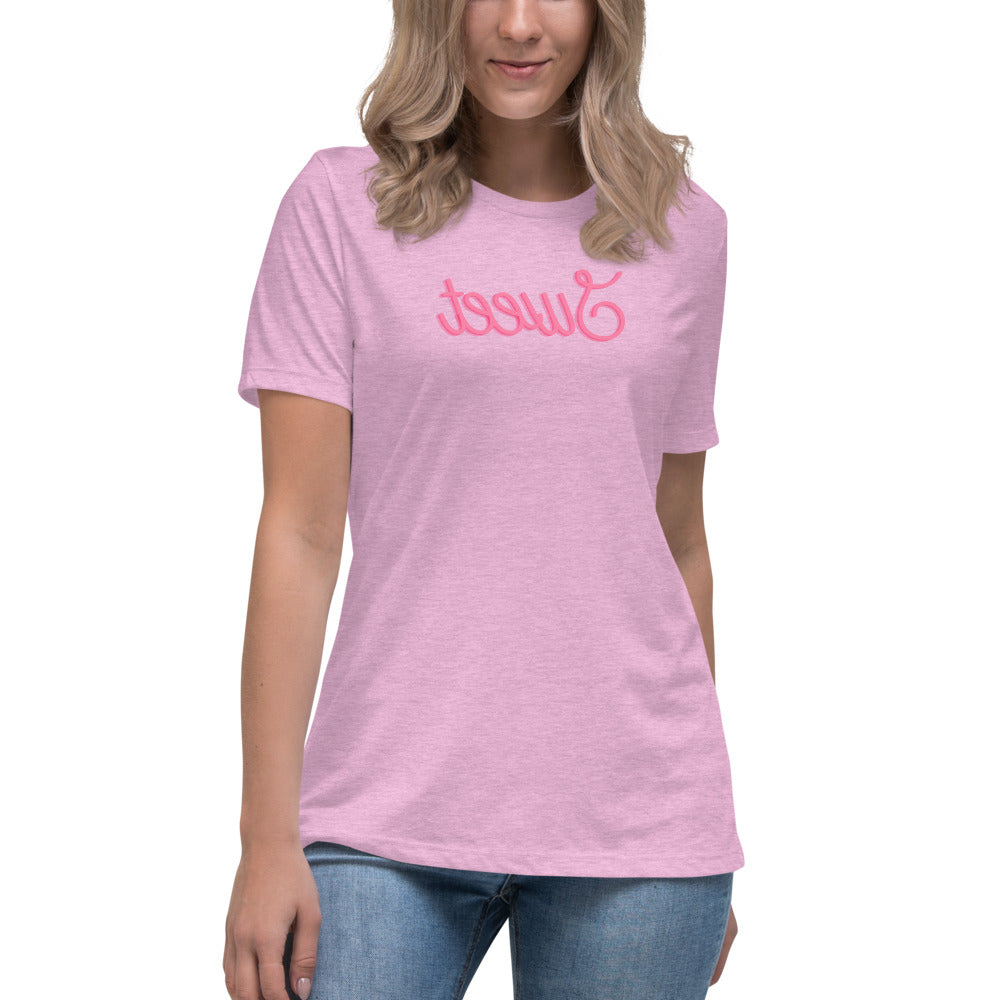 Women's Relaxed T-Shirt - Sweet - Mirror