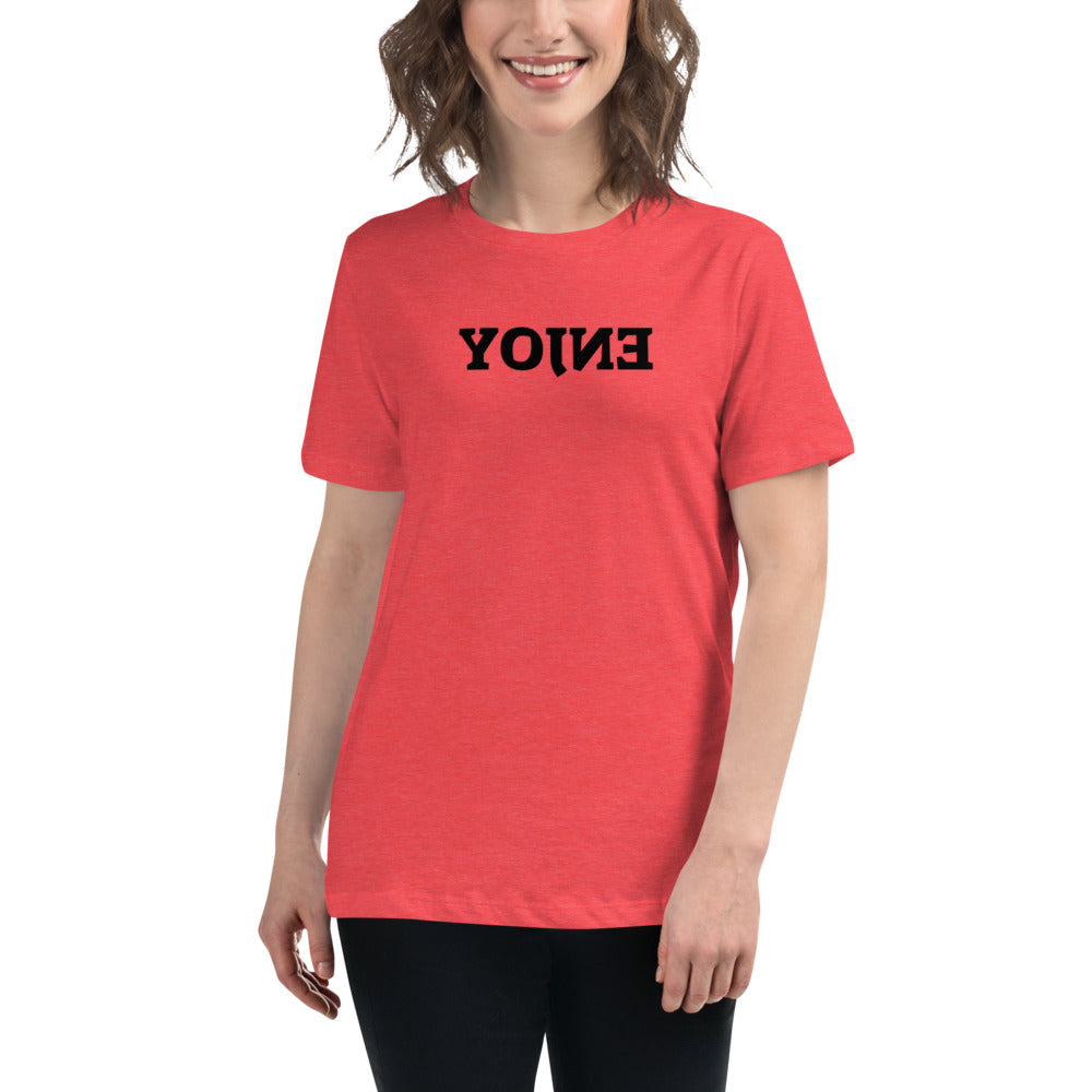 Women's Relaxed T-Shirt - Enjoy - Mirror