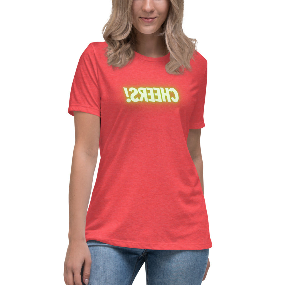 Women's Relaxed T-Shirt - Cheers - Mirror