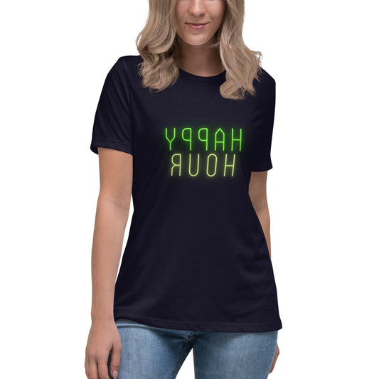 Women's Relaxed T-Shirt - Happy Hour - Mirror