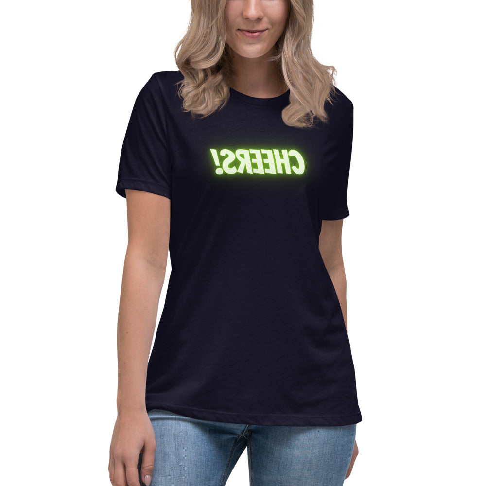 Women's Relaxed T-Shirt - Cheers - Mirror