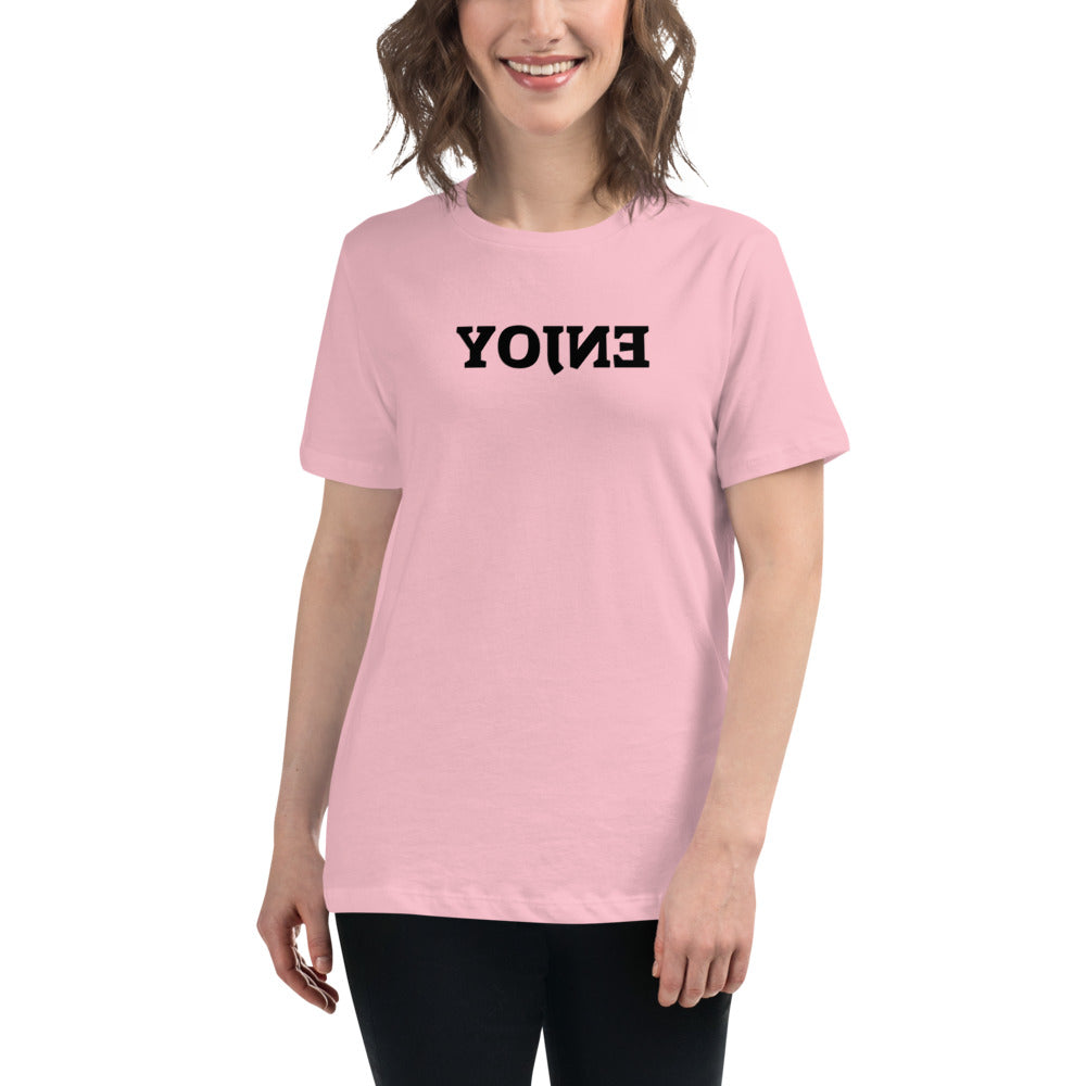 Women's Relaxed T-Shirt - Enjoy - Mirror