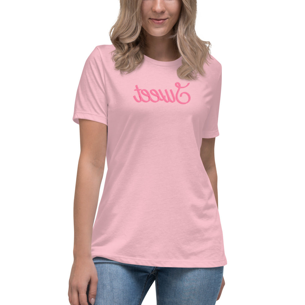 Women's Relaxed T-Shirt - Sweet - Mirror