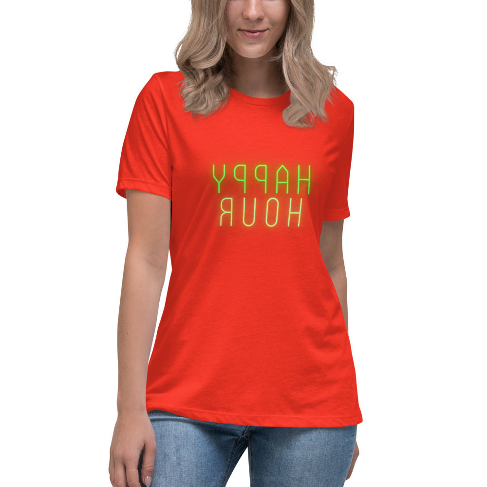 Women's Relaxed T-Shirt - Happy Hour - Mirror