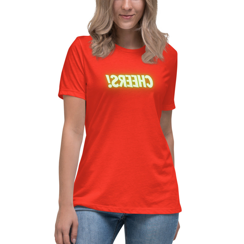 Women's Relaxed T-Shirt - Cheers - Mirror