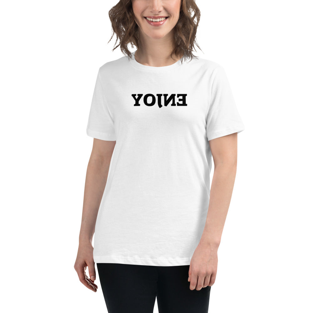 Women's Relaxed T-Shirt - Enjoy - Mirror