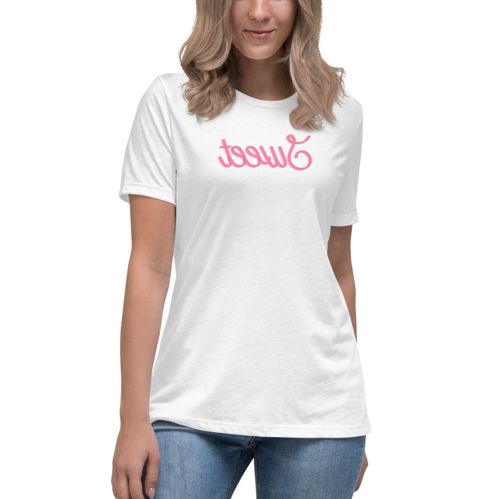 Women's Relaxed T-Shirt - Sweet - Mirror